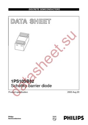 1PS10SB82 T/R datasheet  
